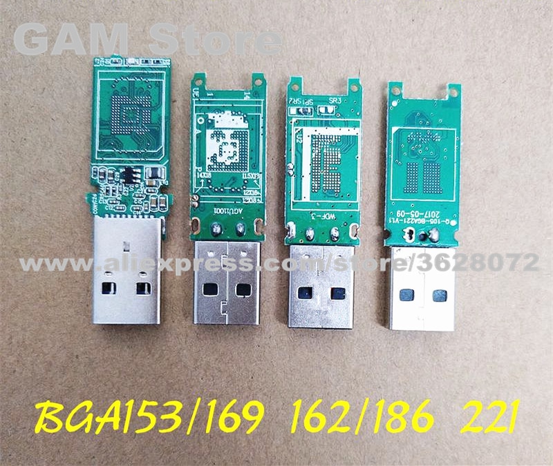 DIY U ũ PCB USB3.0/2.0 eMMC BGA153 169 162 186 ..